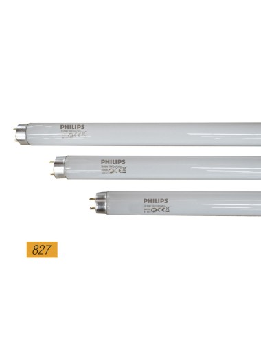 Tubo fluorescente 36w trifosforo 2700k modelo: t8 luz calida. philips