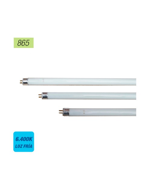 Tubo fluorescente 13w 6400k modelo: t5 luz fria