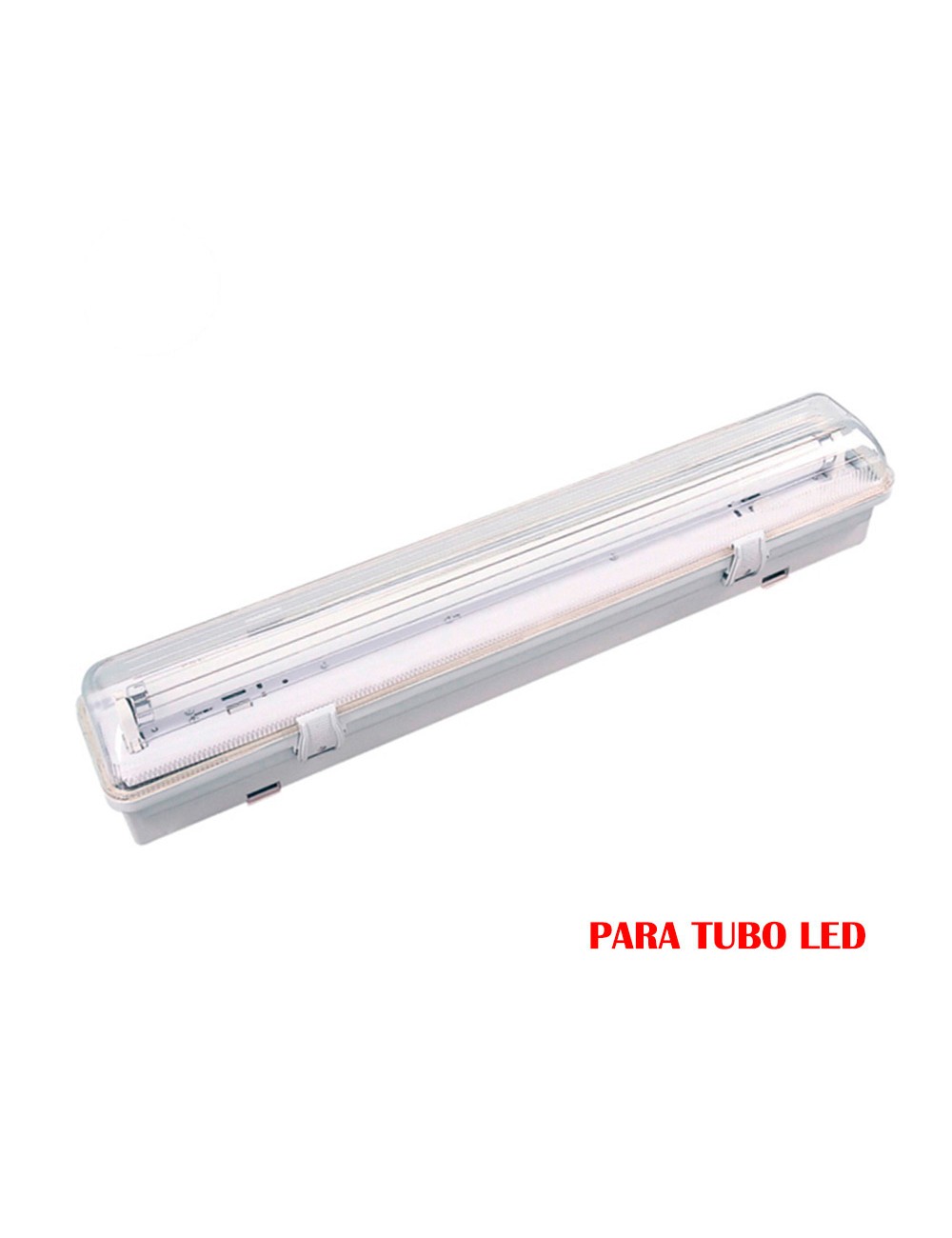 Pantalla fluorescente estanca para tubo de led 1x9w (eq. 18w) 220v 65cm ip65 edm