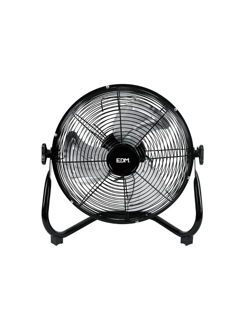 Ventilador industrial, de suelo. color negro. potencia: 45w aspas: ø30x41cm edm