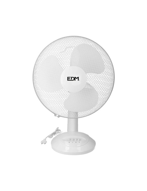 Ventilador de sobremesa. color blanco. potencia: 35w aspas: ø30x48cm edm