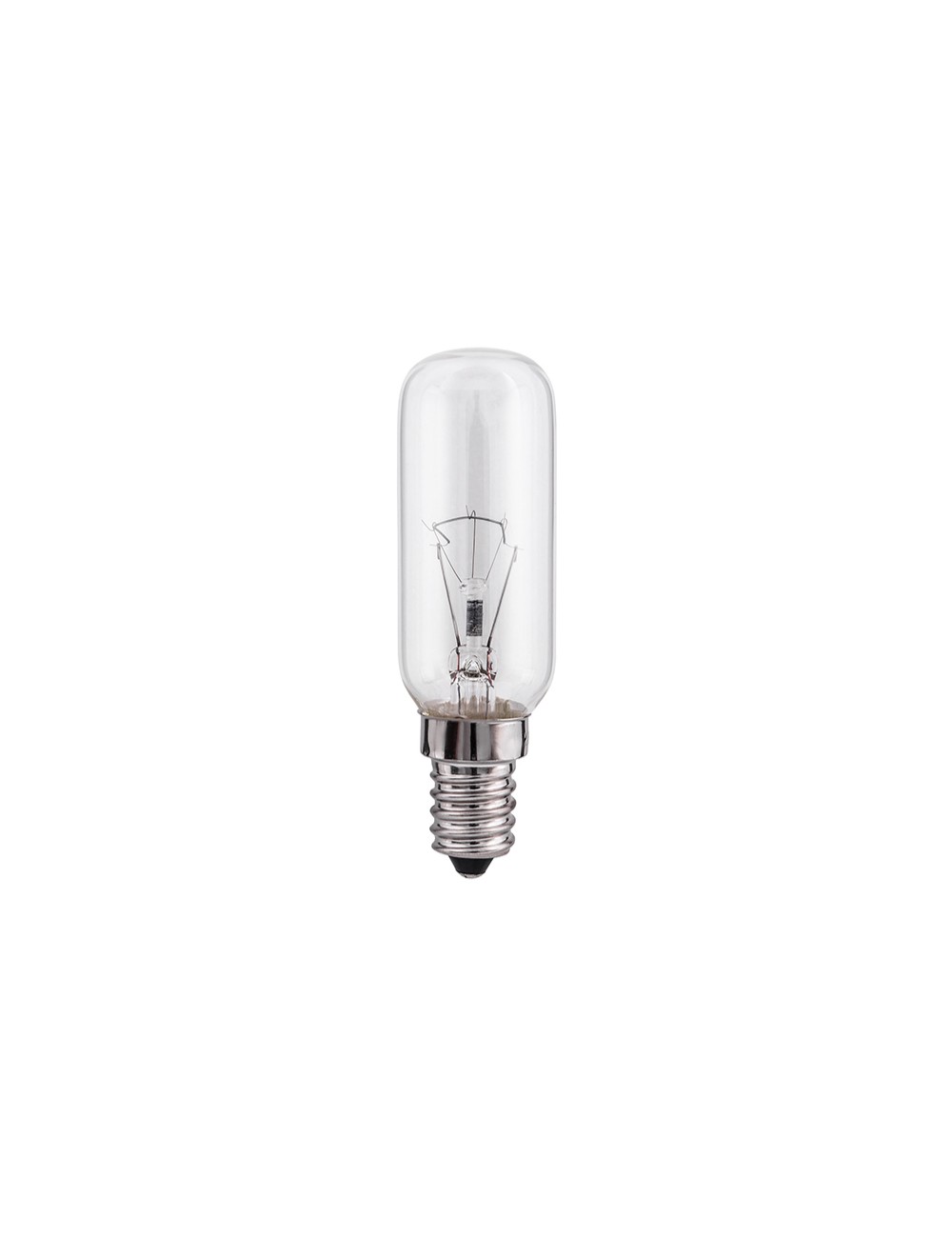 Bombilla incandescente tubular transparente 25w e14