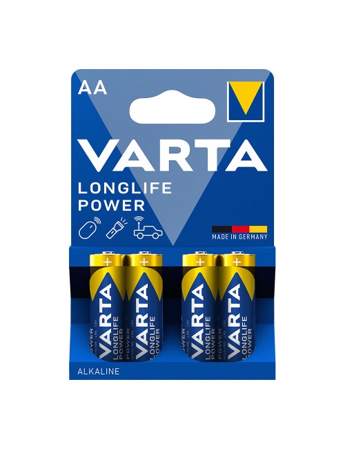 Pila varta alkalina longlife power lr06 aa (blister 4 unid.)