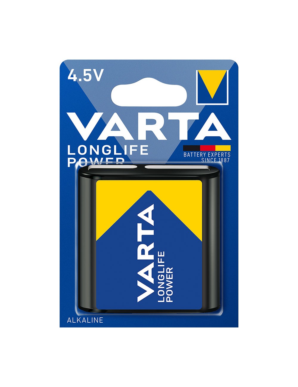 Pila varta alkalina longlife power 3lr12 (blister 1 unid.) 62x22x67mm