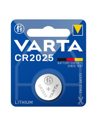 Micropila varta litio cr2025 3v (blister 1 unid.) ø20,0x2,5mm