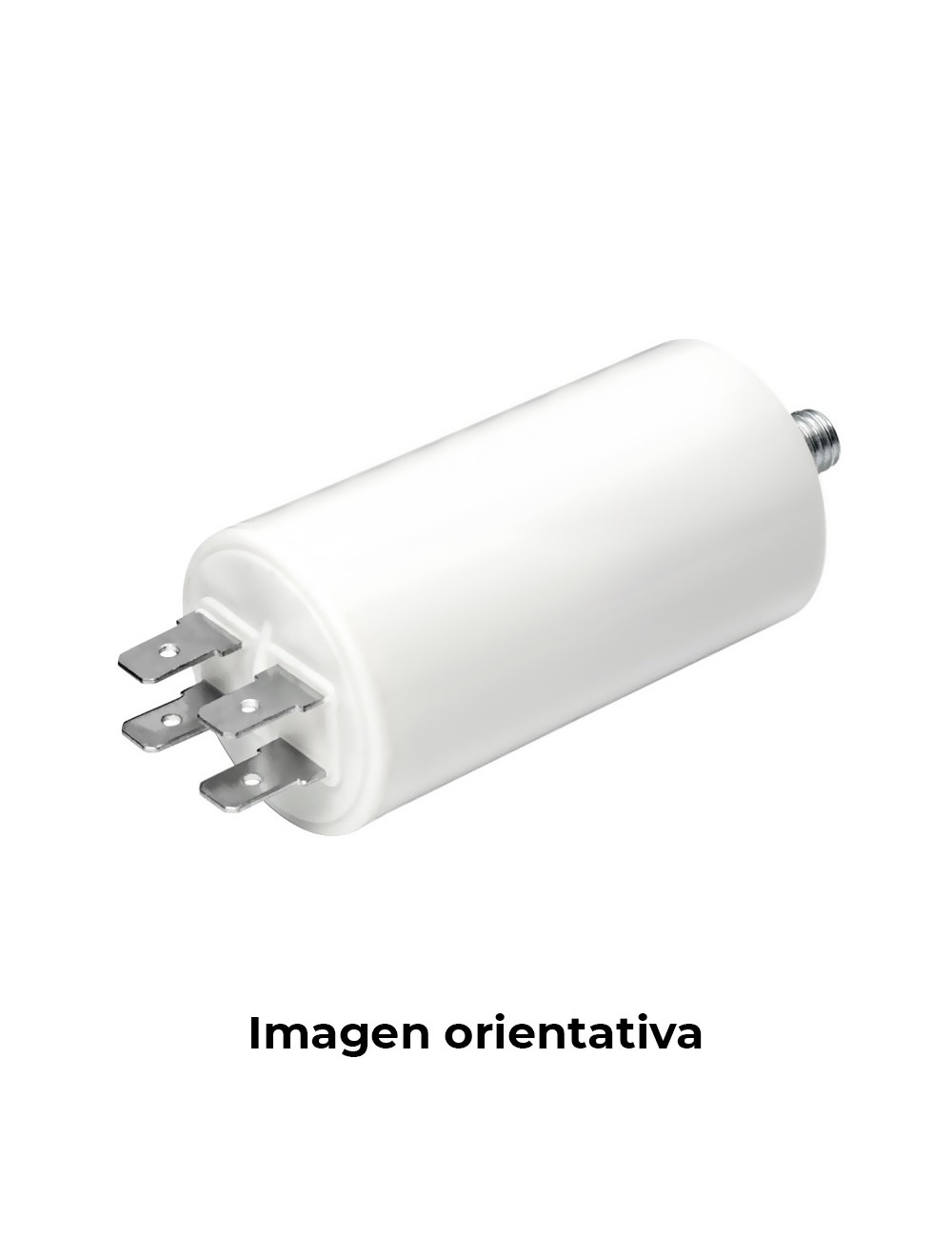 Condensador mka 25mf 5% 450v ø4,1x8cm con espiga m8 y faston doble konek