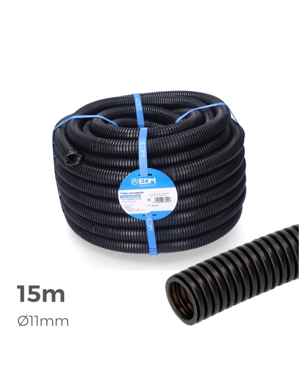 Corrugado para interior medida ø11mm m-16 15m ce