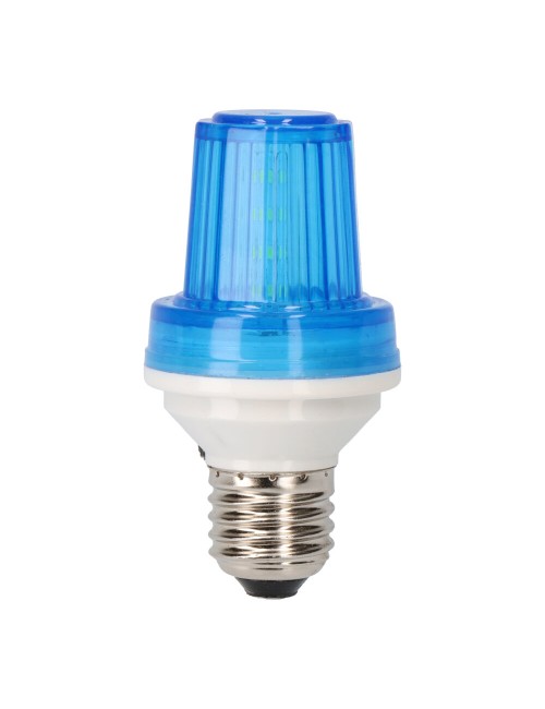 Bombilla flash e27 1w color azul