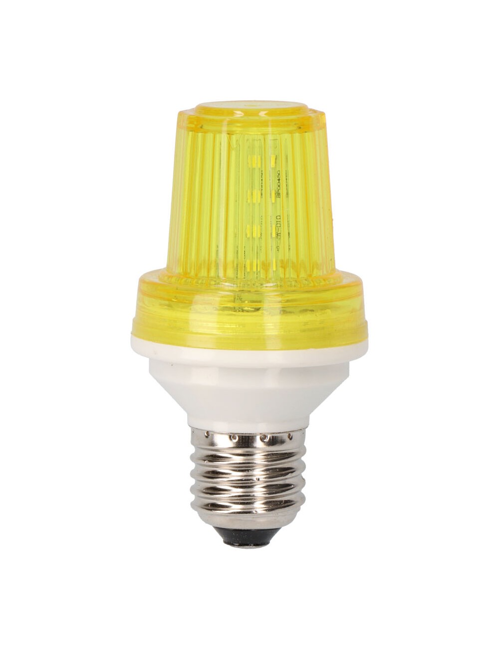 Bombilla flash led e27 1w color amarillo