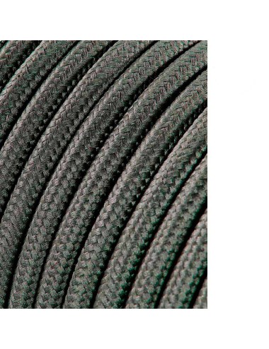 Cable cordón tubular 2x0,75mm gris oscuro 25m