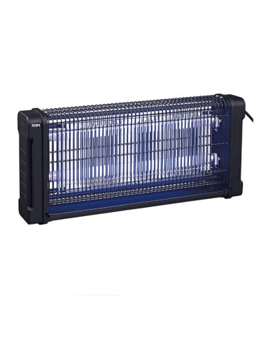 Mata insectos profesional eléctrico 2x10w 80m² 43,7x10x26,5cm 340° color negro edm