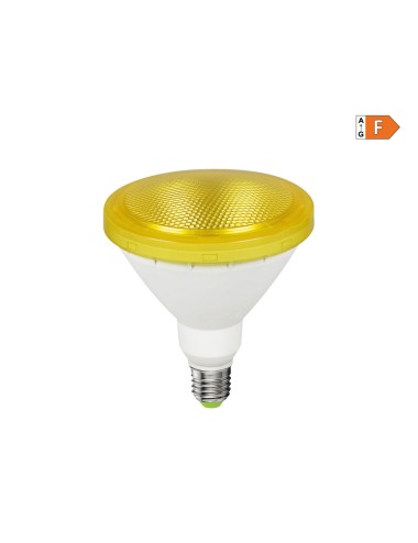 Bombilla par38 led e27 15w 1200lm luz amarilla ip64 ø12x13,9cm edm