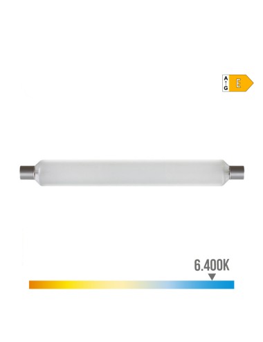 Sofito de led s19 8w 950lm 6400k luz fria 310xø38mm edm