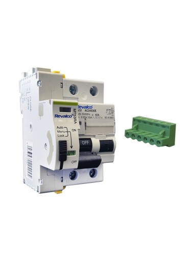 Interruptor diferencial 2p 40a 30ma ac c/reconexion automatica con 3 tiempos de rearme 10/60/300 segundos