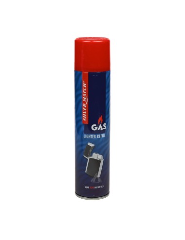 Cartucho de recarga de gas para encendedores 300ml silver match