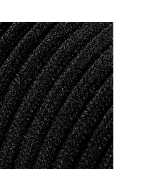 Cable cordón tubular 2x0.75mm negro 5m