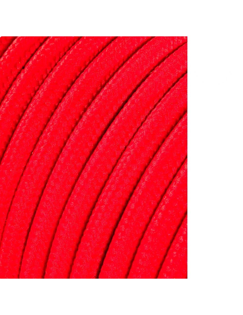 Cable cordón tubular 2x0,75mm rojo 5m