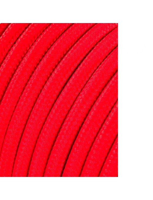 Cable cordón tubular 2x0,75mm rojo 5m