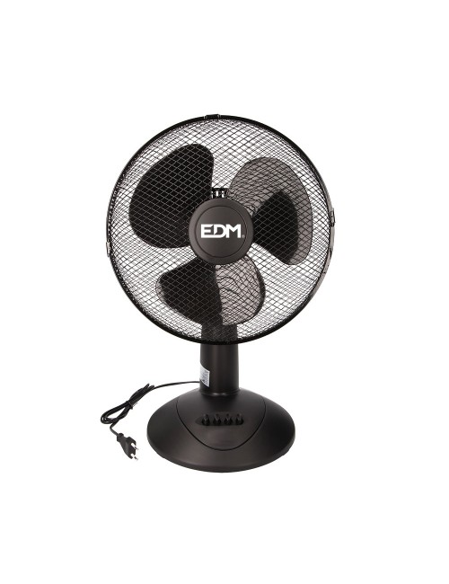 Ventilador de sobremesa. color negro. potencia: 45w aspas: ø30x51cm edm