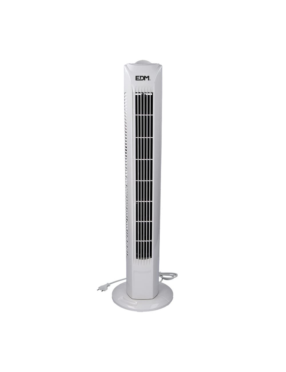 Ventilador de torre. potencia: 45w color blanco 21x78cm edm