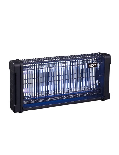 Mata insectos profesional electronico 2x15w 100m² 54,2x10x26,5cm 340° color negro edm