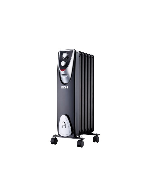 Radiador modelo "black edition" - sin aceite - (6 elementos) - 400/600/1000w - edm