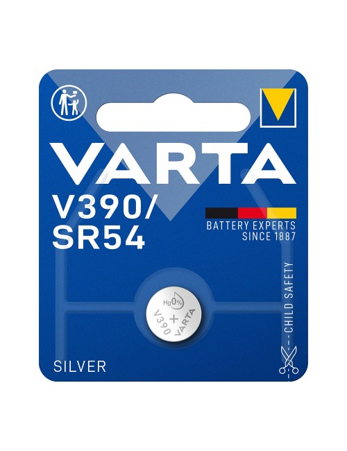 Micro pila de boton varta silver sr54 - v390 1,55v (blister 1 unid.) ø11,6x3,05mm