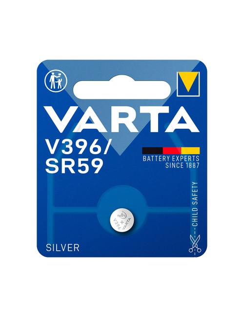 Micro pila de boton varta silver sr59 - v396 1,55v (blister 1 unid.) ø7,9x2,6mm