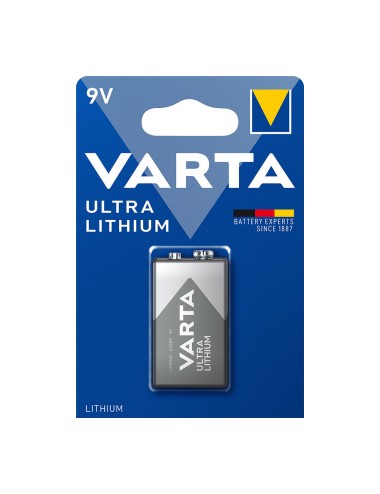 Pila varta ultra lithium 9v - 6lr61 (blister 1 unid.) 26,5x17,5x48,5mm