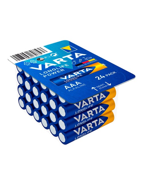 Pila varta longlife power aaa - lr03 caja 24 unid. ø10,5x44,5mm