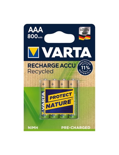 Pila varta recargable accu aaa - lr03 800ma (blister 4 unid.) ø10,5x44,5mm