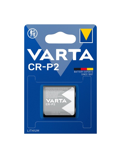 Pila varta lithium cr-p2 6v (blister 1 unid.) 34,5x19,5x35mm