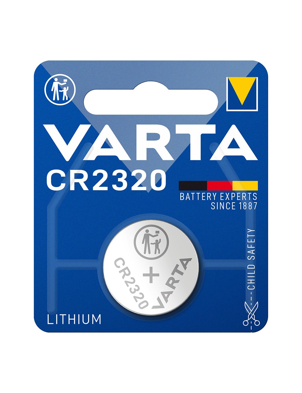 Pila varta lithium cr2320 3v (blister 1 unid.) ø23x2,0mm