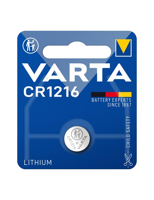 Pila varta lithium cr1216 3v (blister 1 unid.) ø12,5x1,6mm