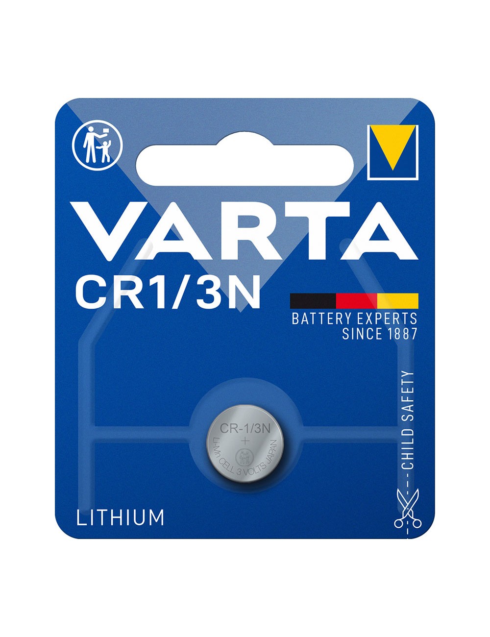 Pila varta lithium cr11108 - cr1/3n 3v (blister 1 unid.) ø11,6x10,8mm