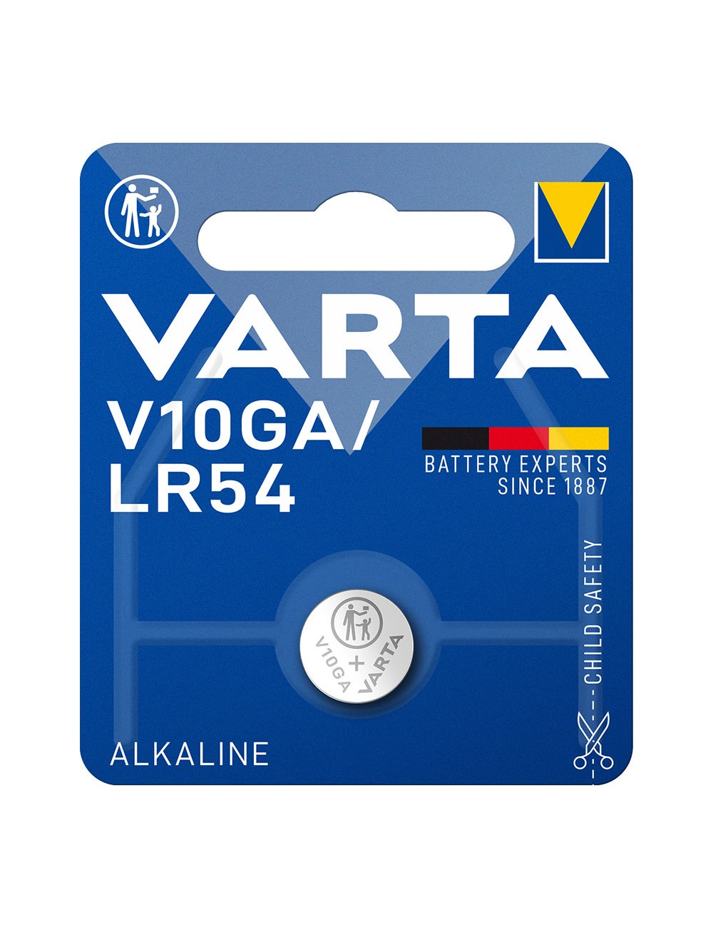 Pila varta lr54 - v10ga 1.5v alkalina (blister 1 unid.) ø11,6x3,0mm