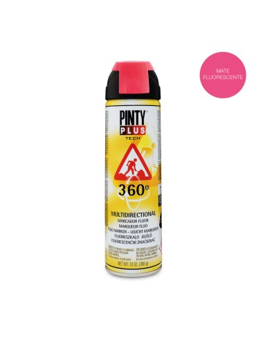 Pintura en spray pintyplus tech 650cc marcador 360° rojo t107