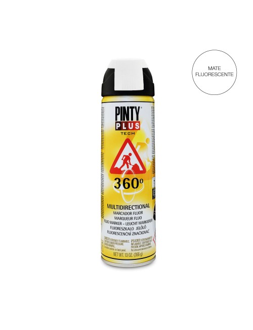 Pintura en spray pintyplus tech 650cc marcador 360° blanco t101