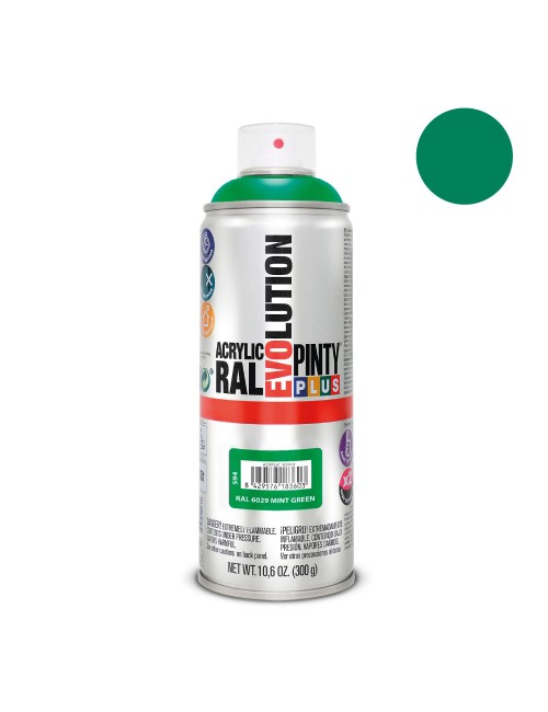 Pintura en spray pintyplus evolution 520cc ral 6029 verde menta