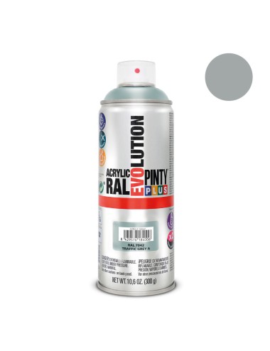 Pintura en spray pintyplus evolution 520cc ral 7042 gris tráfico