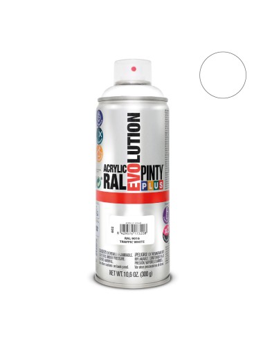 Pintura en spray pintyplus tech 520cc electrodomeesticos blanco ral 9016