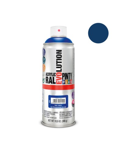 Pintura en spray pintyplus evolution 520cc ral 5002 azul ultramar