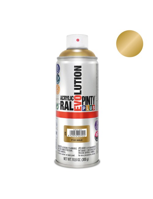 Pintura en spray pintyplus evolution 520cc p151 oro