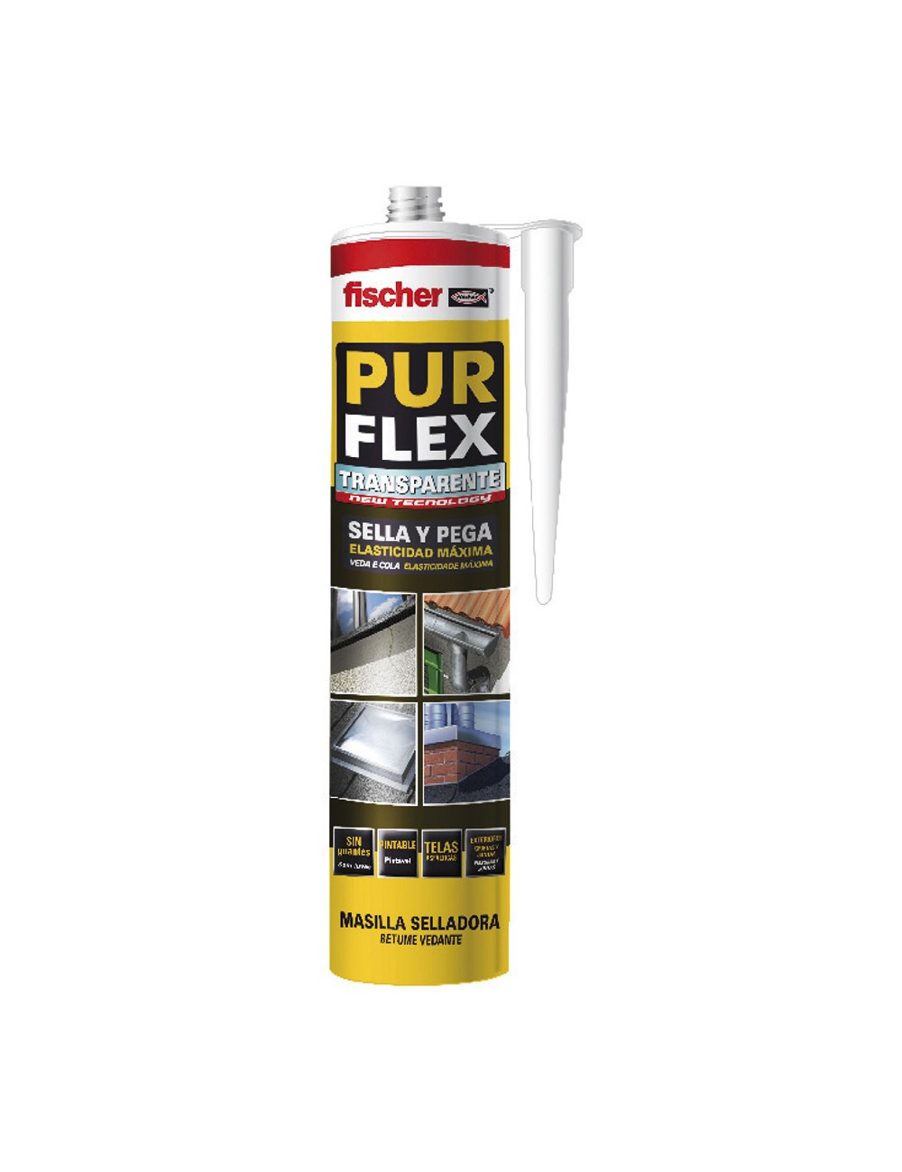 Purflex transparente 310ml 522204 fischer