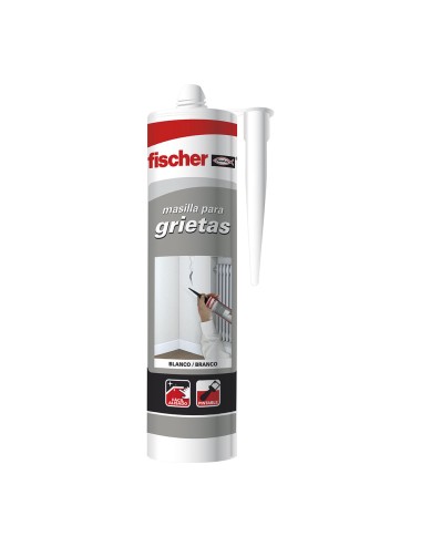 Masilla grietas gris 300ml 98677 fischer