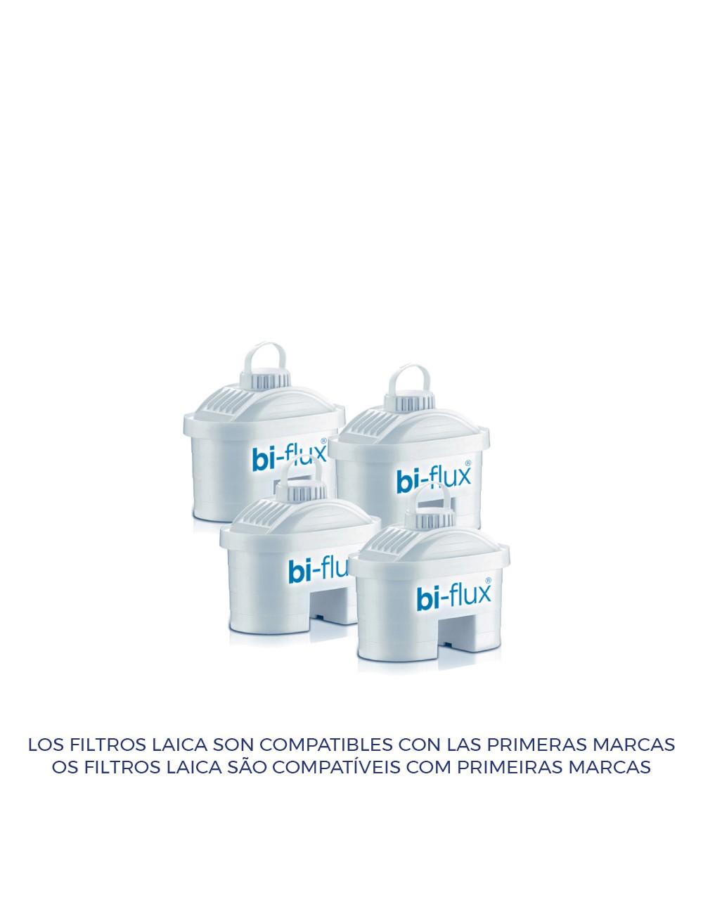 Kit 3 + 1 filtros laica biflux f4m2b28t150 f4s/it