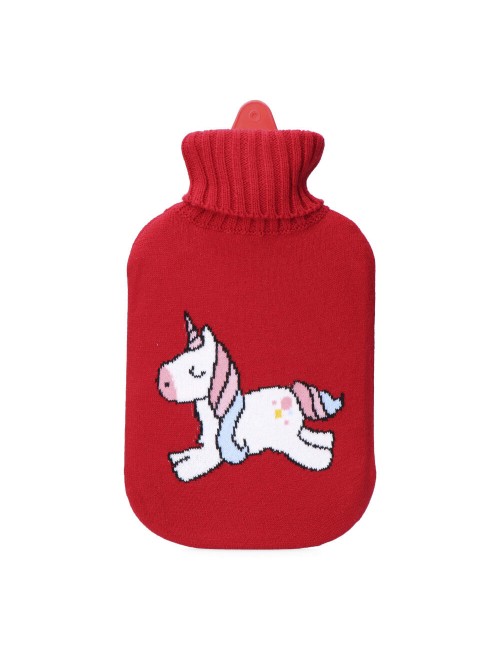 Bolsa de agua caliente. modelo roja unicornio 2 l