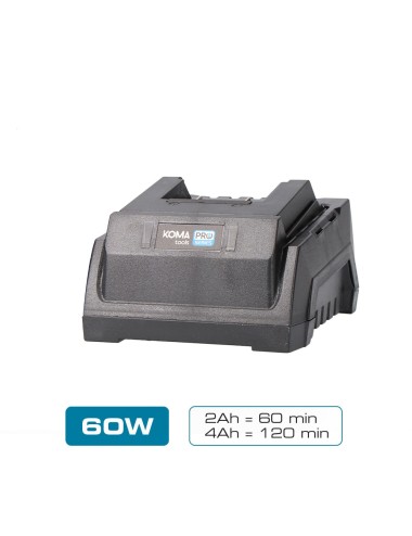 Cargador de bateria 60w koma tools