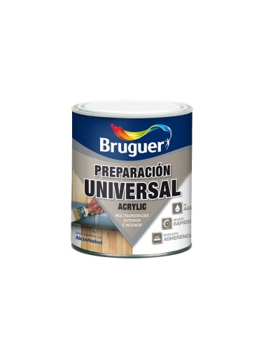 Preparacion universal acrylic blanco 0,25l 5120576 bruguer