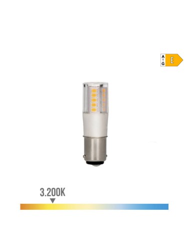 Bombilla bayoneta led b15d 5,5w 650lm 3000k luz calida ø18x57mm edm